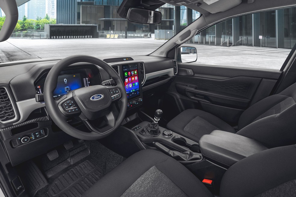 Ford Ranger cabine simples deve ter os mesmos equipamentos da Ranger XL cabine dupla — Foto: Divulgação