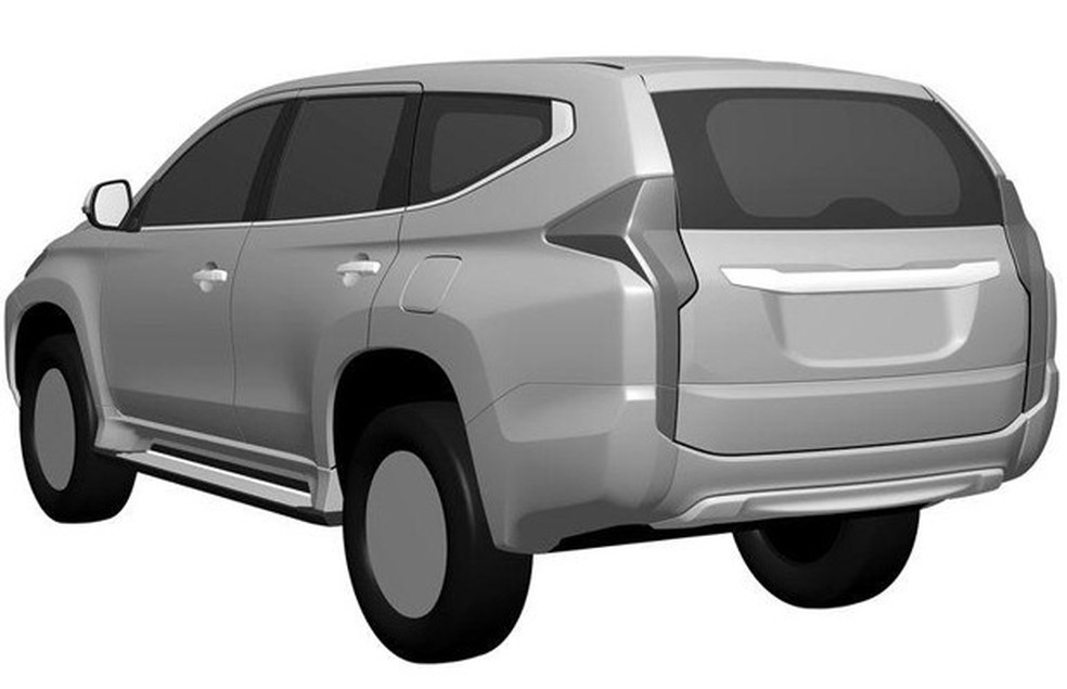 Vazam imagens de patente do novo Mitsubishi Pajero Dakar (Foto: Reprodução) — Foto: Auto Esporte