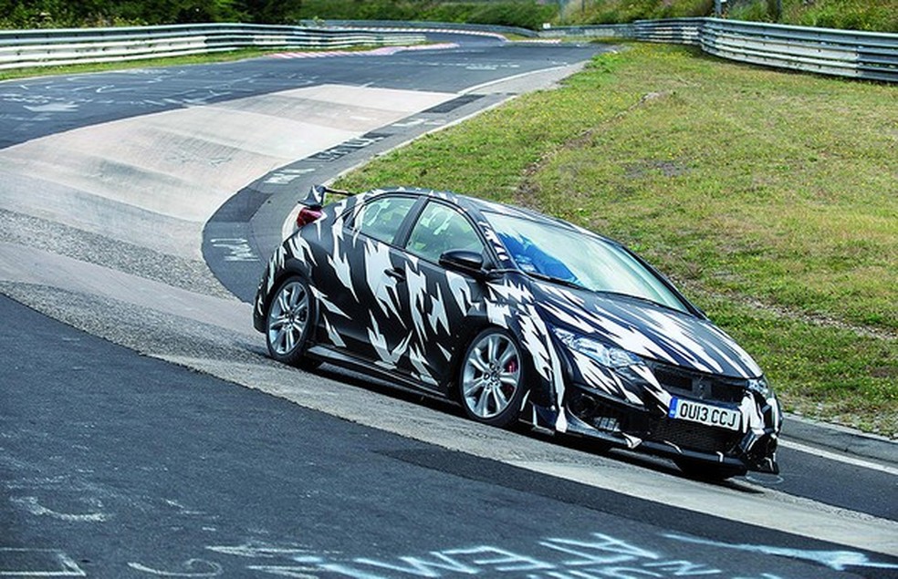 Honda Civic Type R em Nürburgring (Foto: Honda) — Foto: Auto Esporte