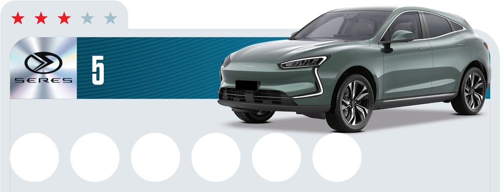 Seres 5 é o segundo carro da fabricante chinesa que foi lançado no Brasil — Foto: Auto News Brasil