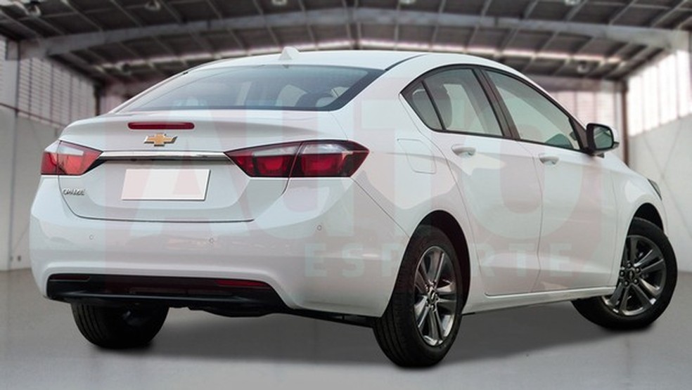 Projeção revela visual do novo Chevrolet Cruze (Foto: Renato Aspromonte/Auto News Brasil) — Foto: Auto Esporte