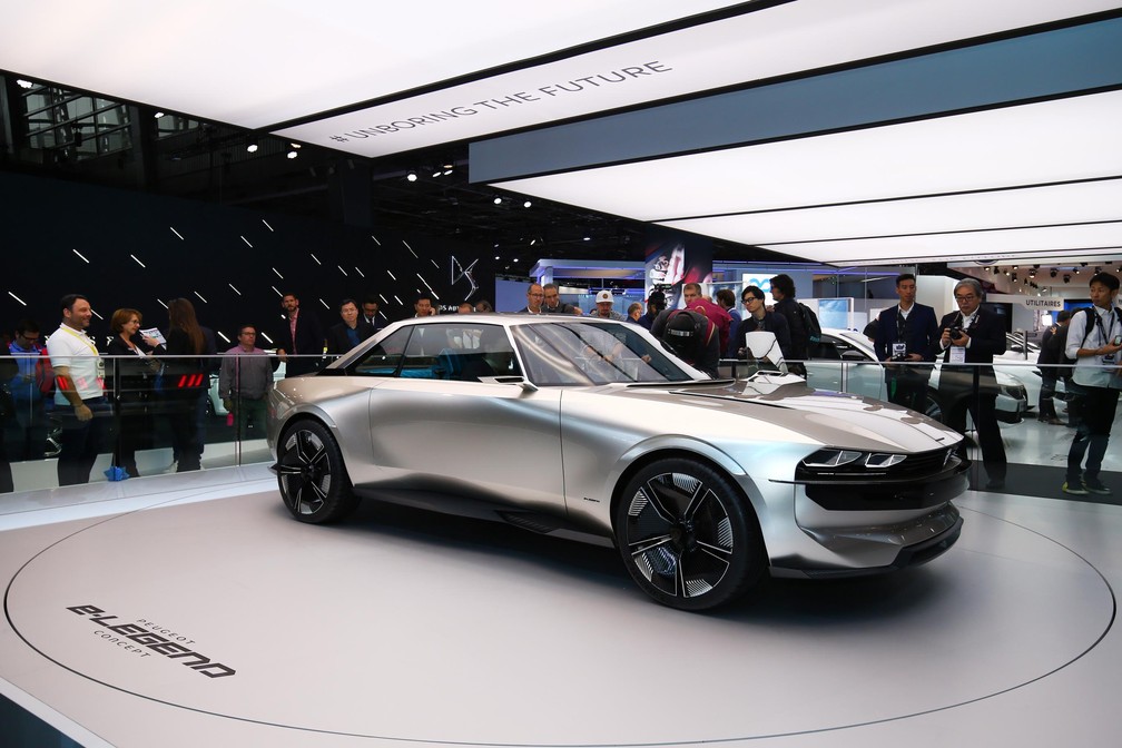 Peugeot e-legend no Salão de Paris 2018 — Foto: Newspress