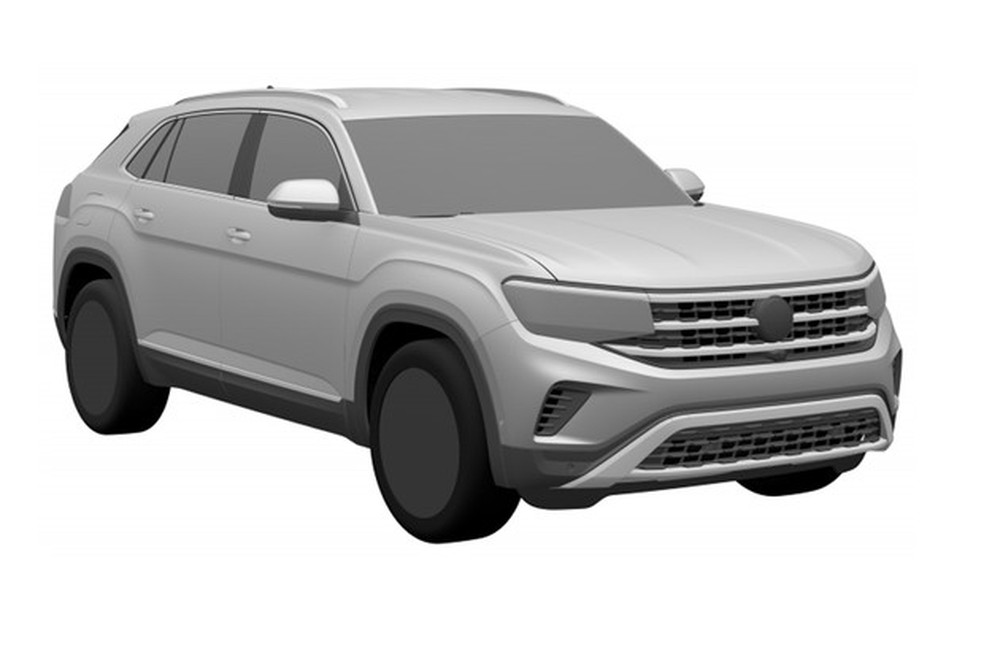 Desenho industrial do VW Atlas Cross registrado no INPI em 2020 (Foto: Divulgação) — Foto: Auto Esporte