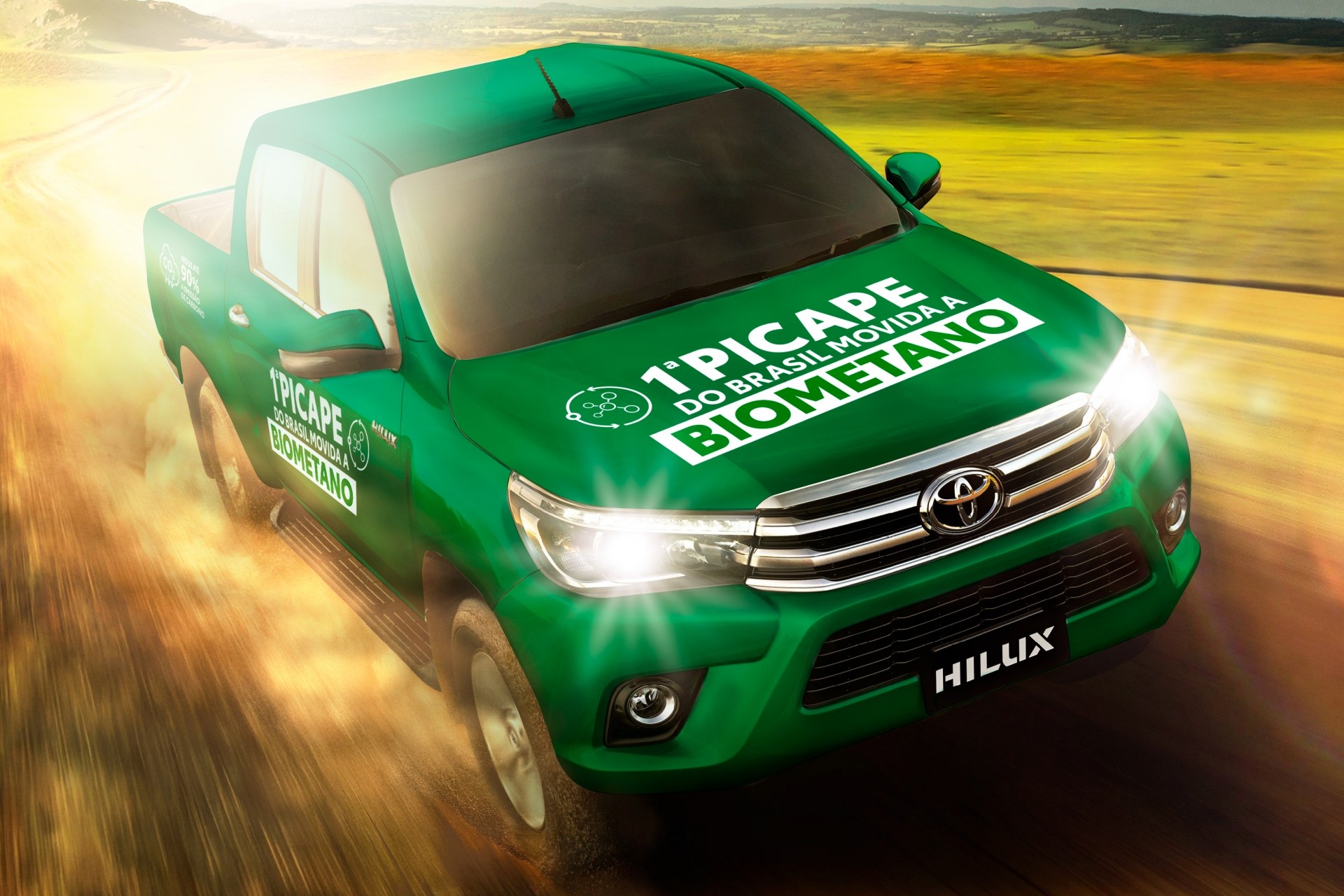 Esta Toyota Hilux poderia ser abastecida até com lixo ou cocô; entenda