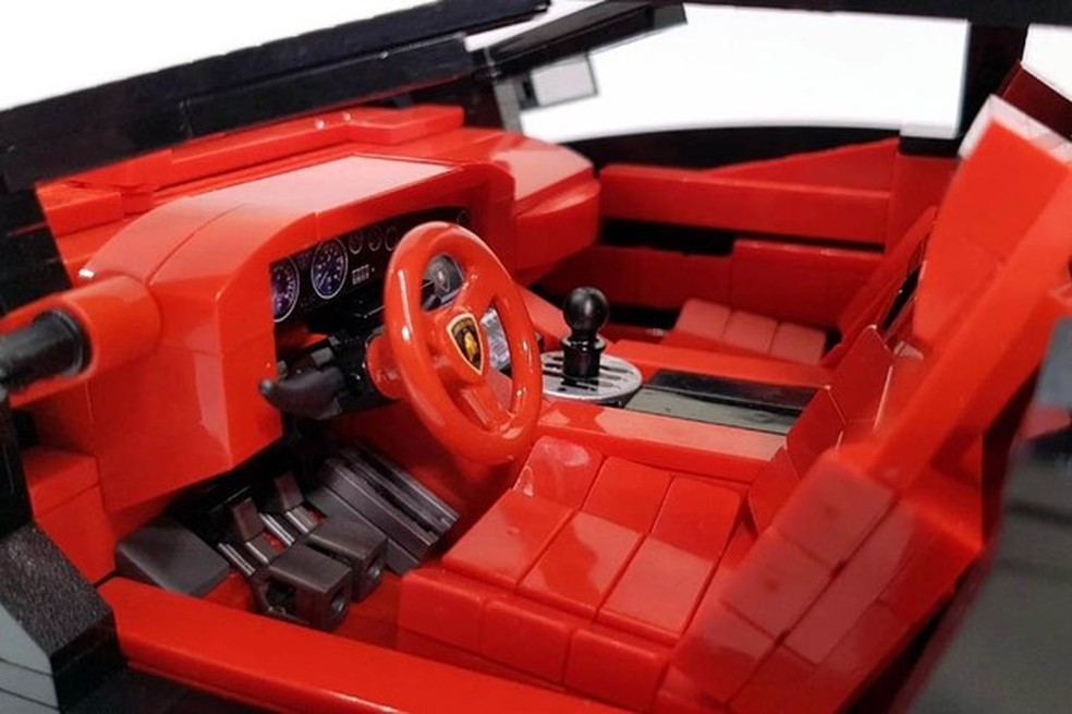 Lamborghini Diablo de lego (Foto: Divulgação) — Foto: Auto Esporte