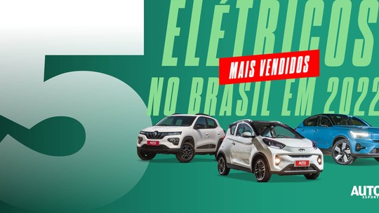 Saiba quais foram os 5 carros elétricos mais vendidos do Brasil em 2022