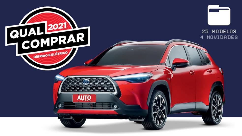 Qual Comprar 2021 - Híbrido e Elétrico - Toyota Corolla Cross — Foto: Divulgação