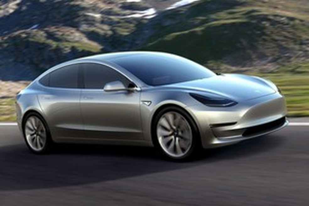 Tesla Model 3 (Foto: Divulgação) — Foto: Auto Esporte