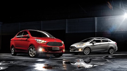 Rivalidade em família: New Fiesta Sedan encara o novo Ka+