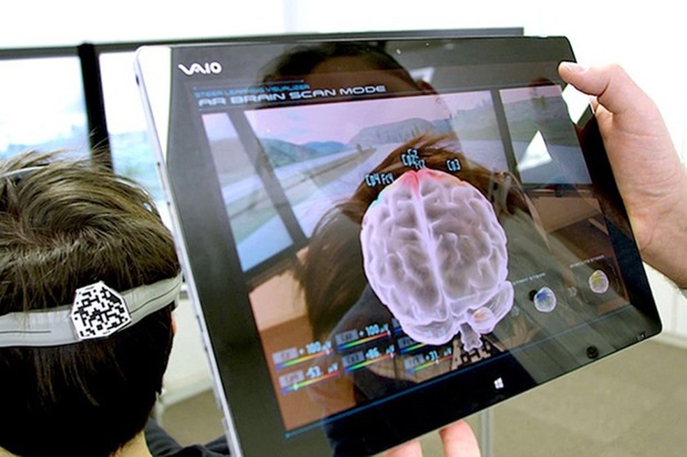 Test drive do "Brain-to-vehicle" (B2V) in Atsugi, no Japão. (Foto: Nissan Motor Co.) — Foto: Auto Esporte