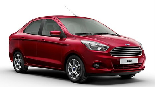 Inédita versão sedã do novo Ford Ka é revelada em foto oficial 