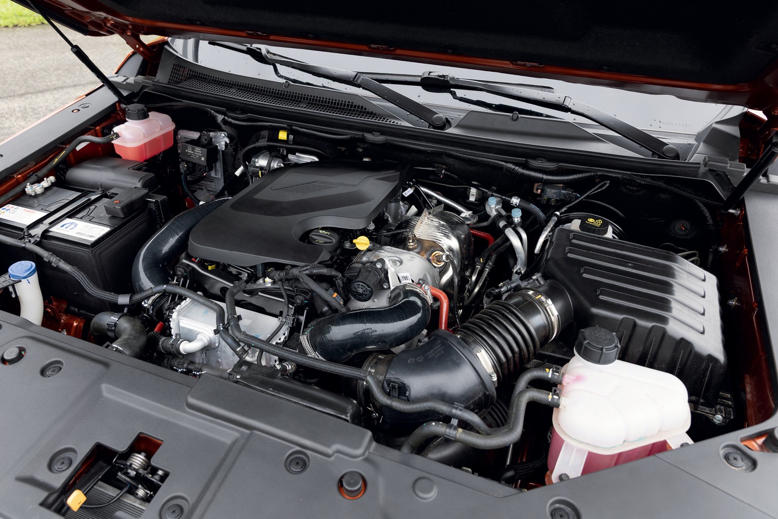RAM Dakota Laramie 2026 - Motor — Foto: Emerson de Oliveira Souza/Auto News Brasil