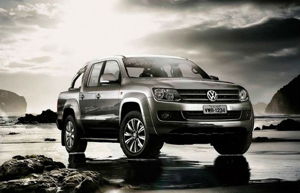 No Brasil, picape Amarok foi o único veículo a usar motor com software fraudulento  — Foto: Divulgação