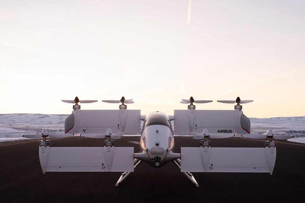 Ainda como um protótipo, a Airbus pretende apresentar o táxi voador no final deste ano (Divulgação ) — Foto: Auto Esporte
