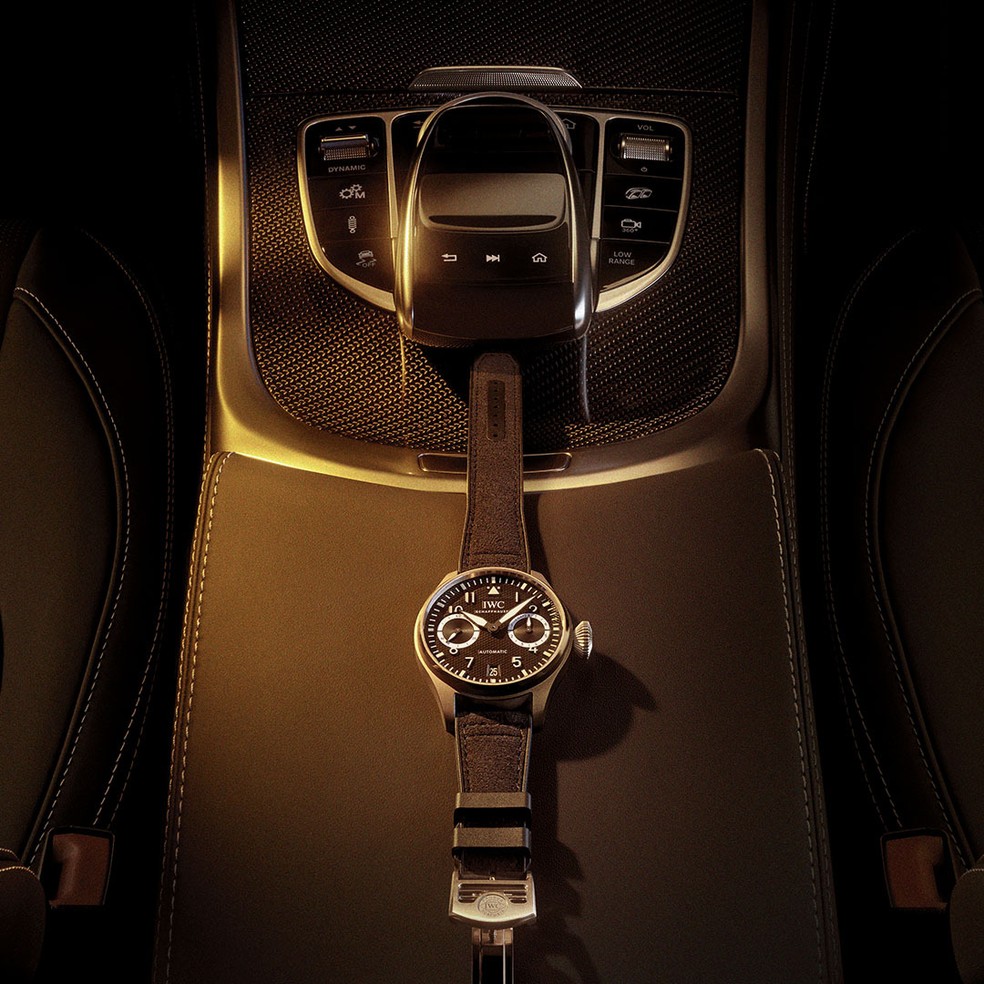 IWC Big Pilot AMG G 63 é 'collab' tão exclusiva quanto o próprio carro — Foto: Divulgação