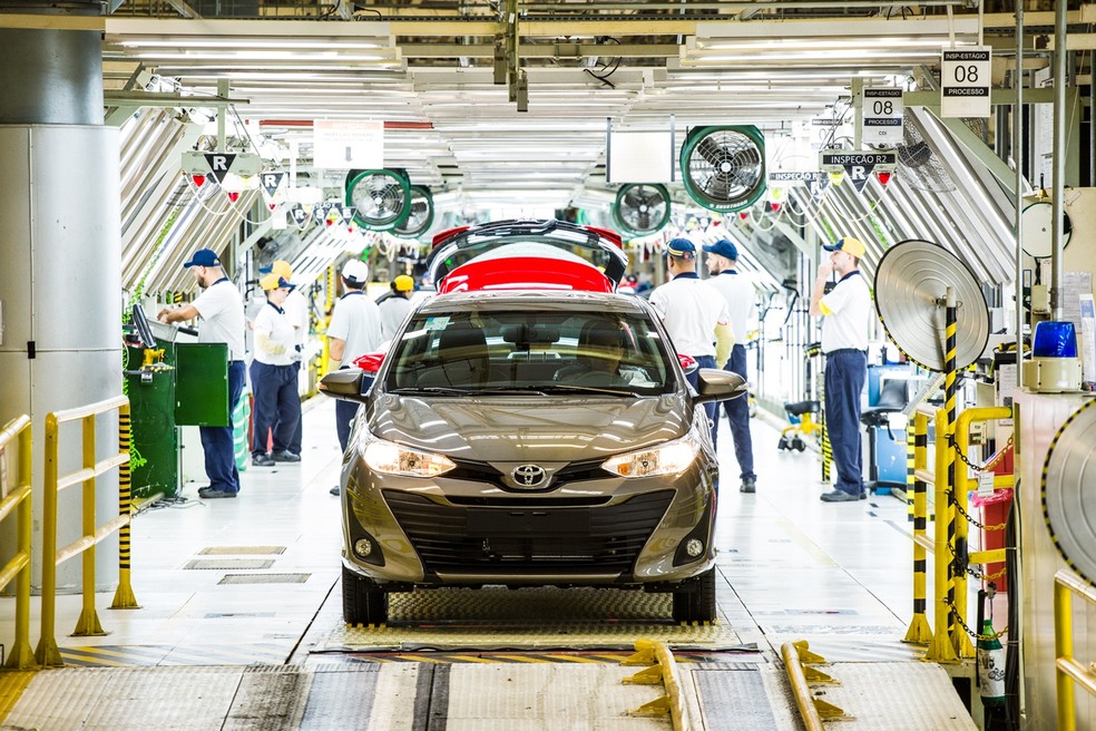 Fábrica da Toyota em Sorocaba; local já é a sede administrativa da empresa — Foto: Divulgação