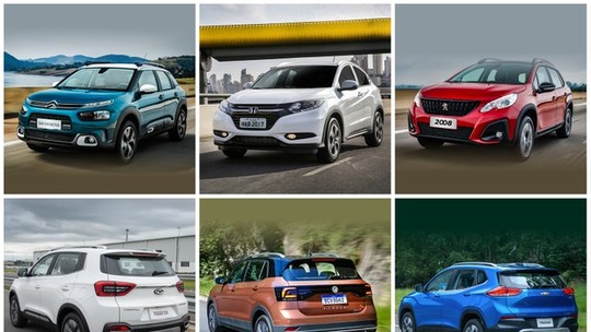 SUVs compactos turbo: qual é o mais rápido? E o mais econômico? Qual freia melhor? 