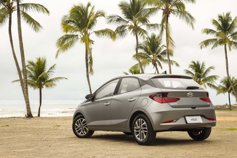 Hyundai HB20 linha 2020: semelhança na traseira com o Fiesta — Foto: Divulgação