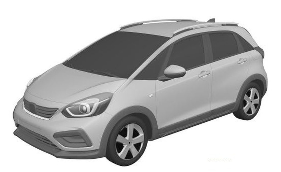 Novo Honda Fit é registrado no Brasil — Foto: Reprodução/INPI