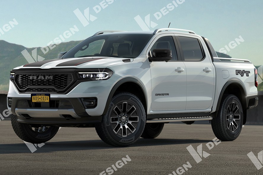 Ram 1200 Dakota projeção dianteira
