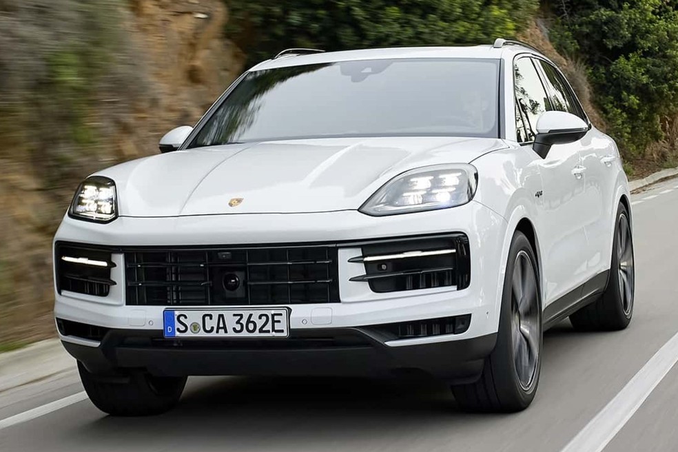 Porsche Cayenne S E-hybrid frente — Foto: autoesporte