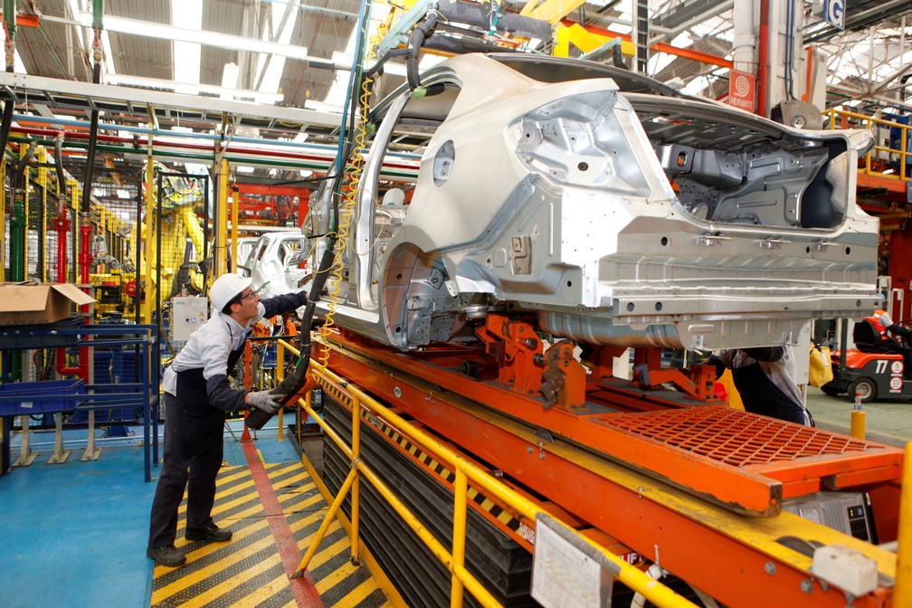 Fábrica da Chevrolet na Colômbia — Foto: Divulgação