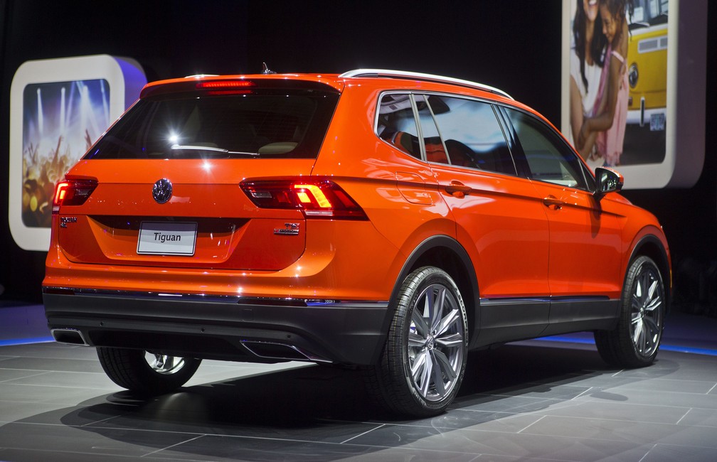 Volkswagen Tiguan Allspace — Foto: AP Photo/Tony Ding
