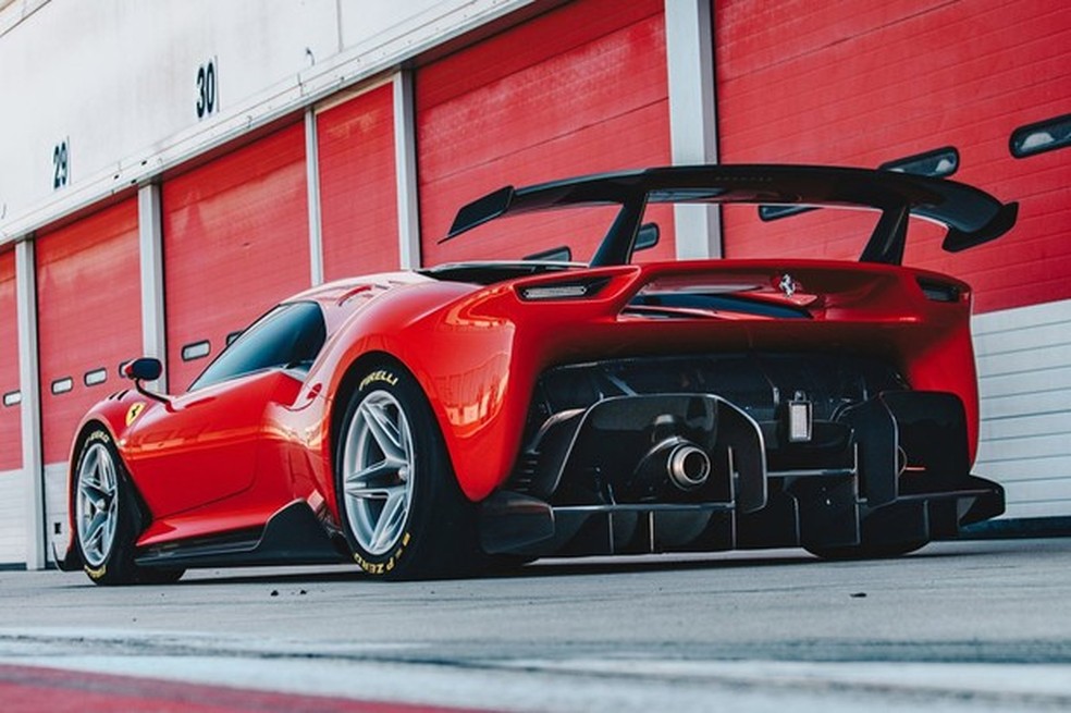 Traseira da Ferrari P80/C (Foto: Divulgação) — Foto: Auto Esporte