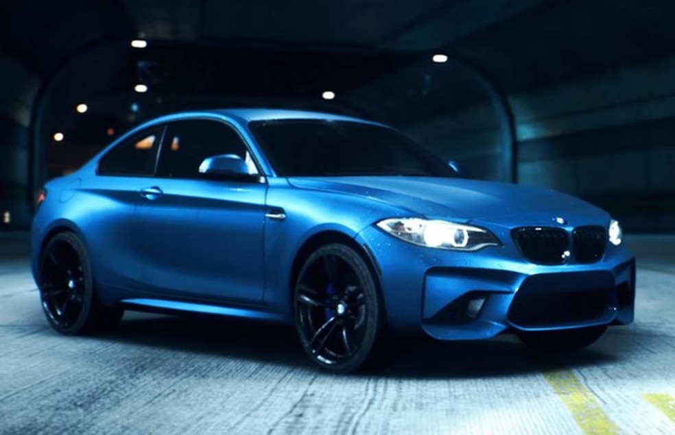 BMW M2 no jogo Need for Speed (Foto: Reprodução) — Foto: Auto Esporte