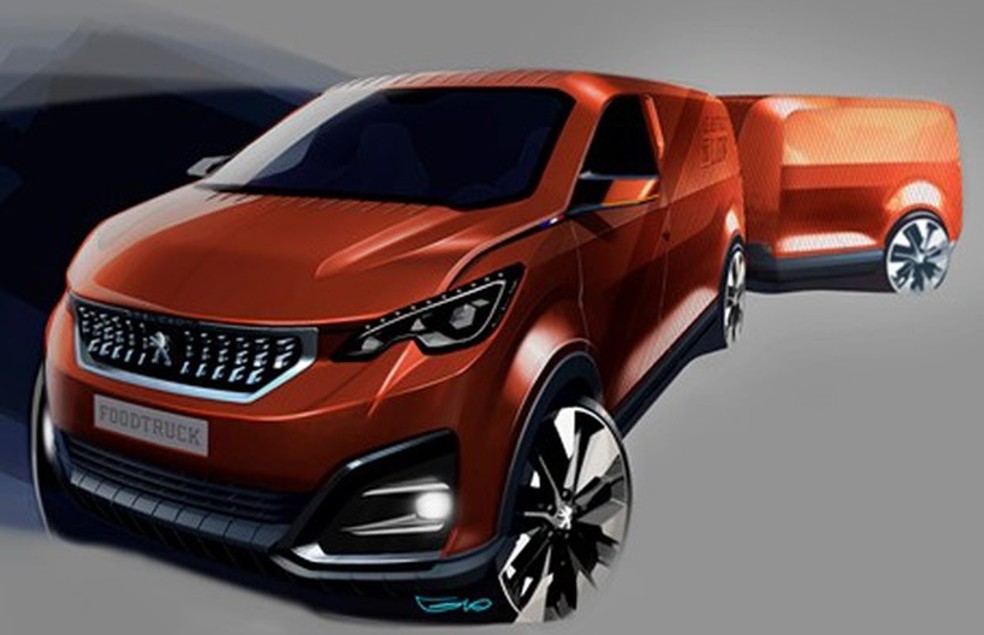 Peugeot Foodtruck (Foto: Divulgação) — Foto: Auto Esporte