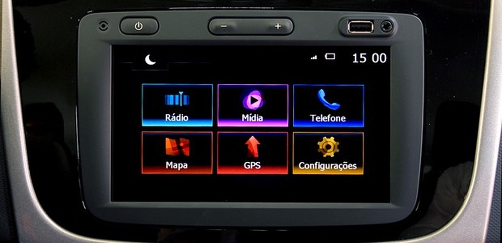 Central multimídia Renault (Foto: Auto News Brasil) — Foto: Auto Esporte