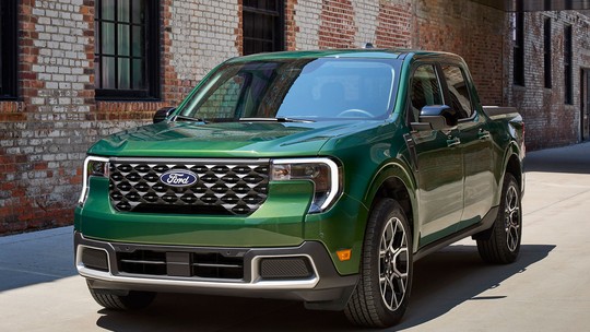 Ford Maverick 2025 muda visual e versão híbrida agora tem tração 4x4