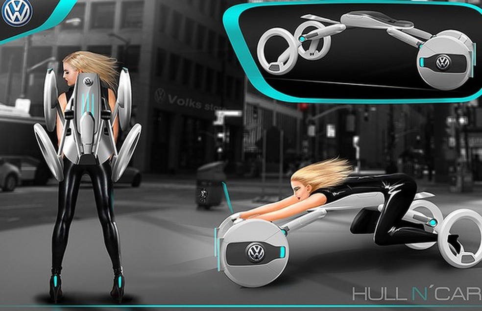 Hull&Car, conceito apresentado no VW Talento Design (Foto: Divulgação) — Foto: Auto Esporte