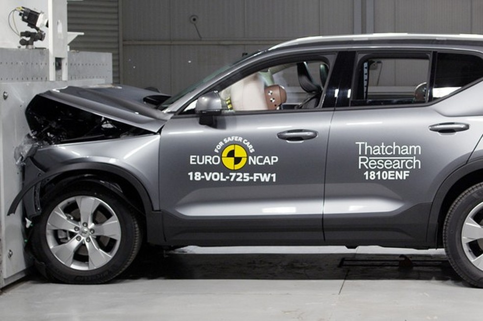 Volvo XC40 no EuroNcap (Foto: Divulgação) — Foto: Auto Esporte