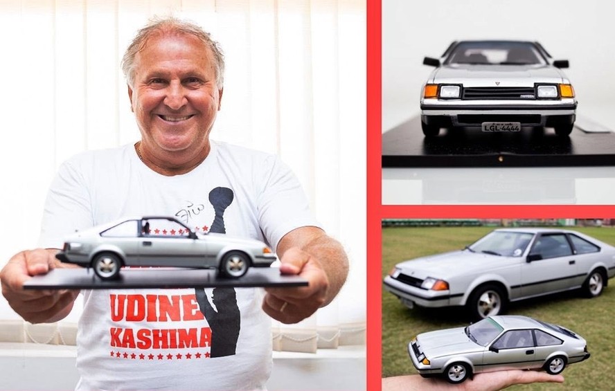 Zico lança miniaturas de seu Toyota Celica para comemorar os 40 anos do ...