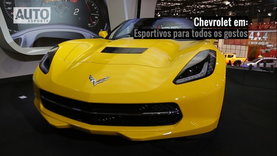Vídeo: Chevrolet tem esportivos para todos os gostos no Salão do Automóvel