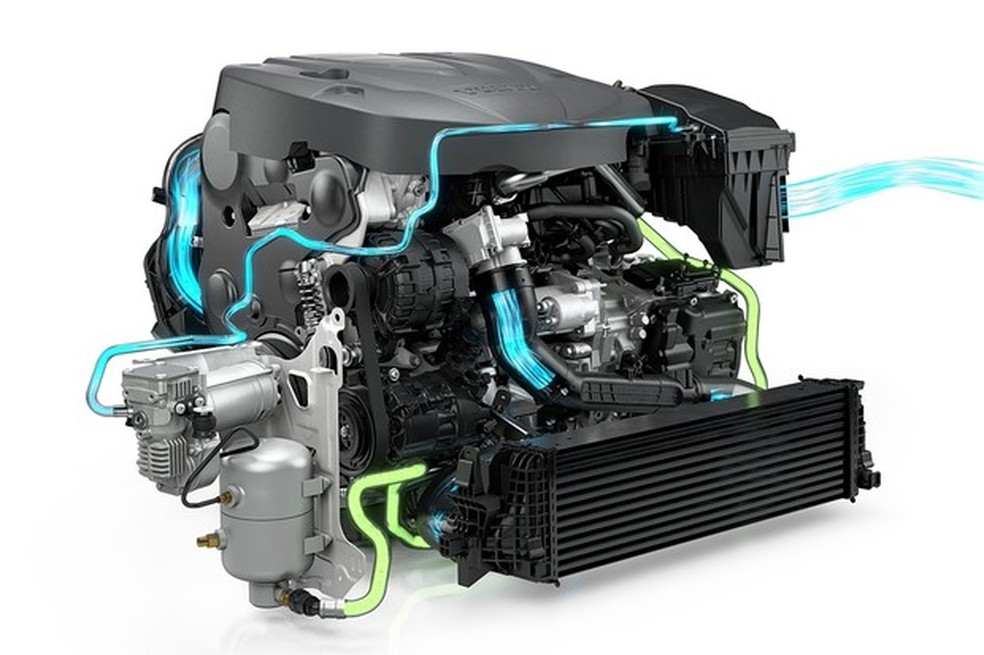 Cilindro do sistema Power Pulse fica acoplado ao motor (Foto: Divulgação) — Foto: Auto Esporte
