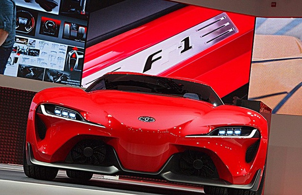 Toyota FT-1 no Salão de Detroit 2014 (Foto: Newspress) — Foto: Auto Esporte