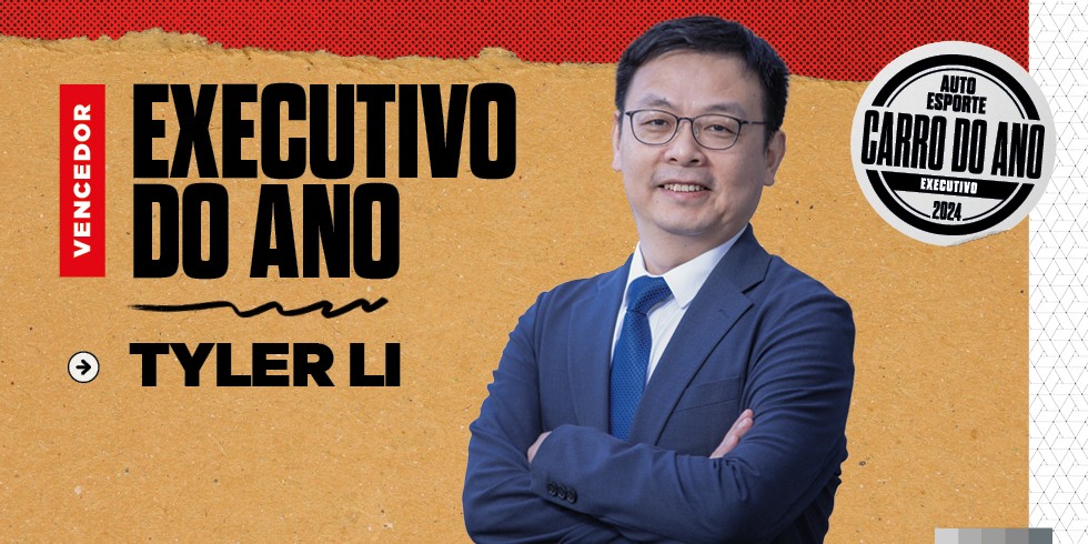 Tyler Li, presidente da BYD do Brasil, é eleito o Executivo do Ano 2024