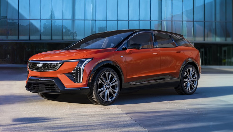 Cadillac Optiq é SUV médio elétrico que está na lista de modelos da marca de luxo que devem vir às lojas brasileiras  — Foto: Divulgação