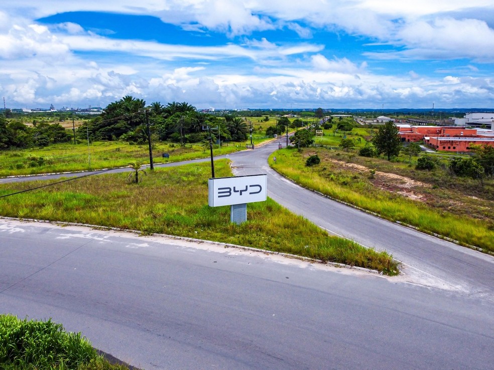 Fábrica da BYD na Bahia vai começar a operar em 2025 — Foto: Divulgação