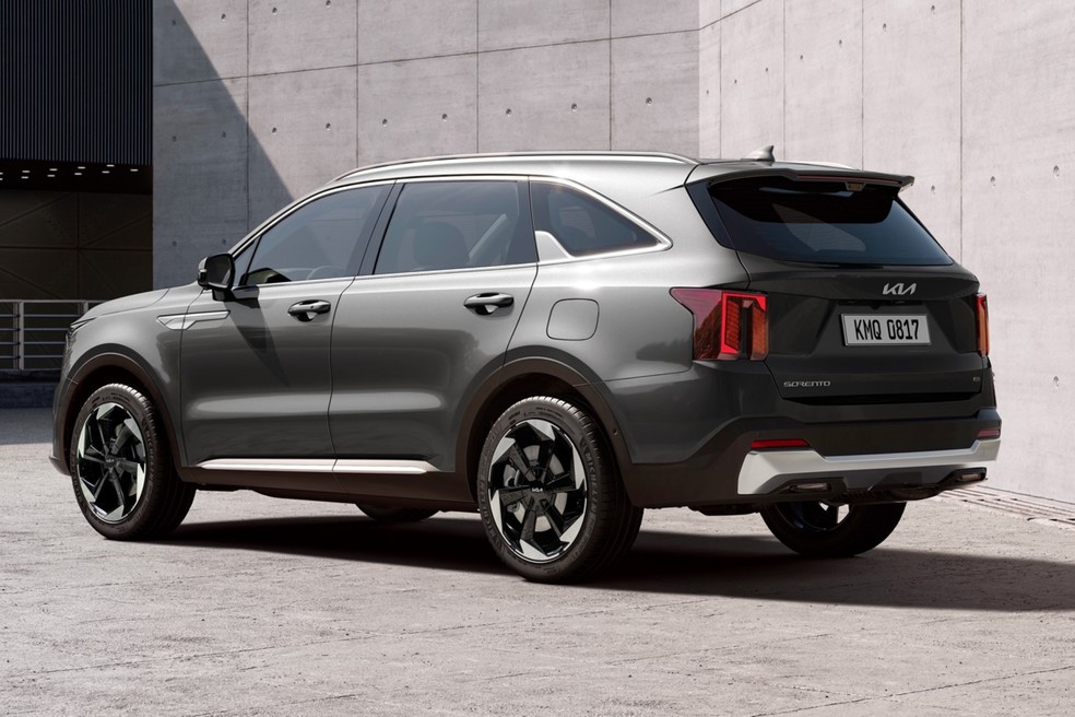 Novo Kia Sorento 4x4 2026 será importado da Coreia do Sul — Foto: Divulgação/Kia