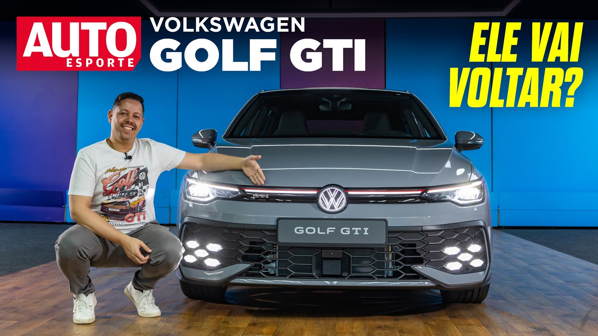 Vídeo: Volkswagen Golf GTI vai ser vendido ou está no Brasil só a passeio?