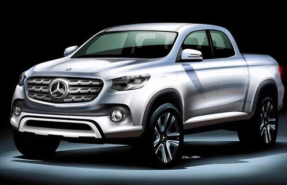 Mercedes vai produzir picape média até 2020 (Foto: Divulgação) — Foto: Auto Esporte