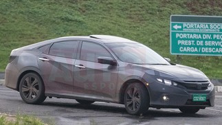 Flagra do novo Honda Civic