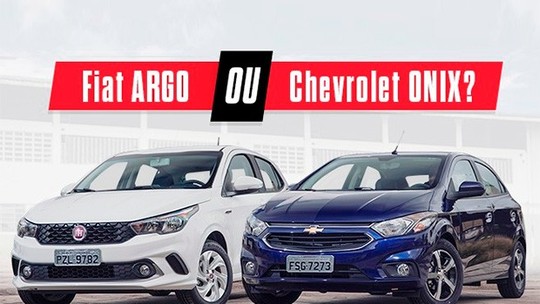 Comparativo: Fiat Argo encara Chevrolet Onix