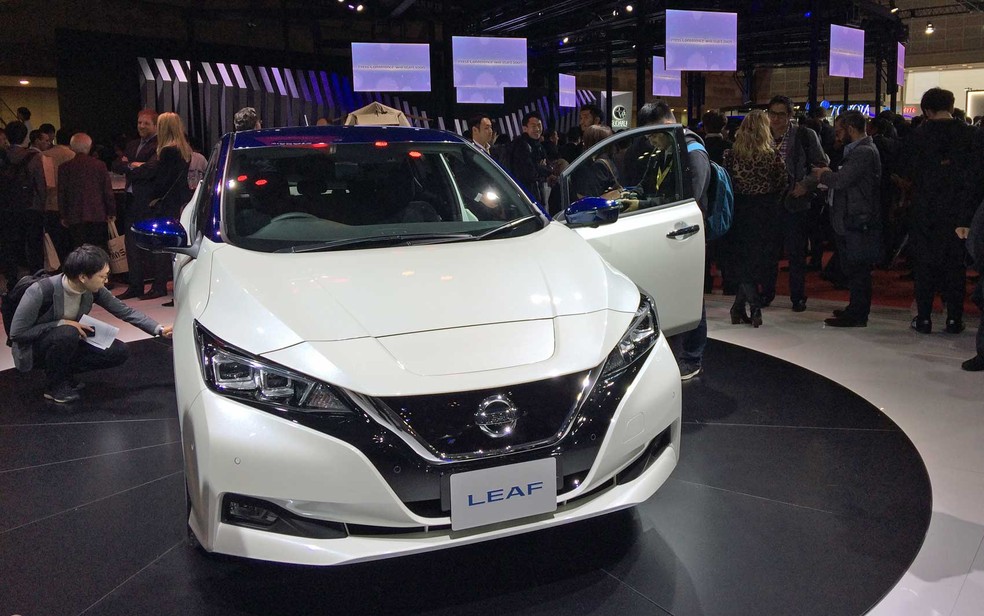 Nissan venderá carro elétrico Leaf no Brasil — Foto: Luciana de Oliveira / G1