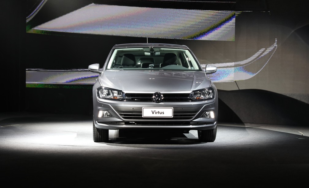 Volkswagen Virtus foi apresentado nesta quinta-feira (16) — Foto: Fábio Tito/G1