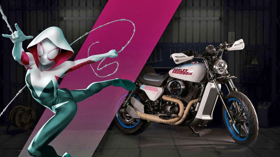 Spider-Gwen - Harley-Davidson Street 500, a.k.a. Alternative