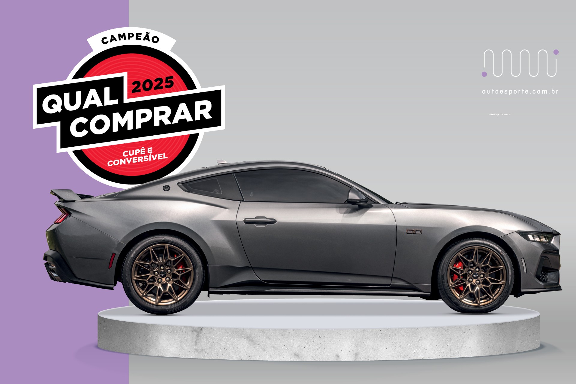 Ford Mustang tem melhor custo entre cupês e conversíveis no Brasil em 2025